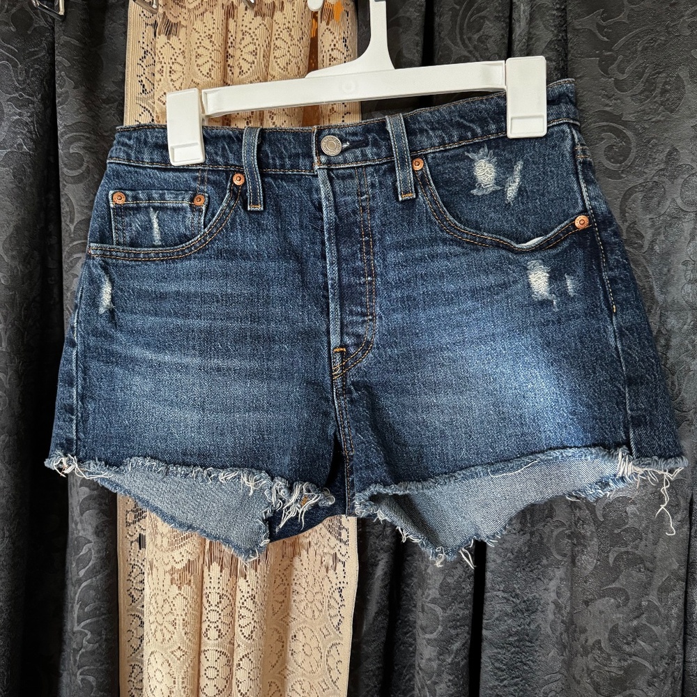 Levi 501 denim shorts jeans